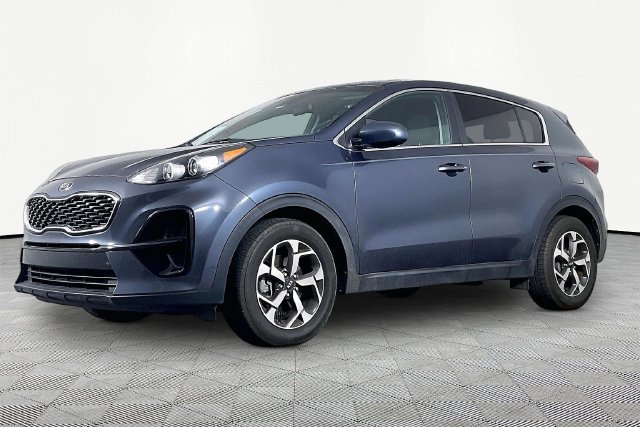 Used 2020 Blue Kia LX image 1