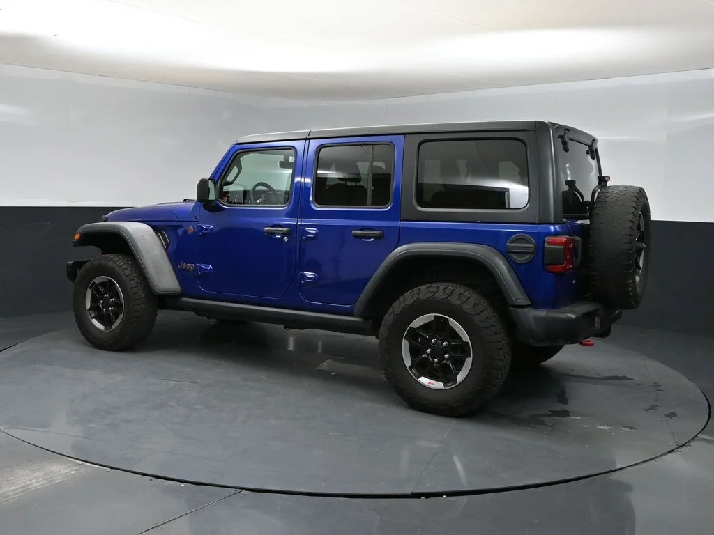 Used 2018 Blue Jeep Unlimited Rubicon image 6