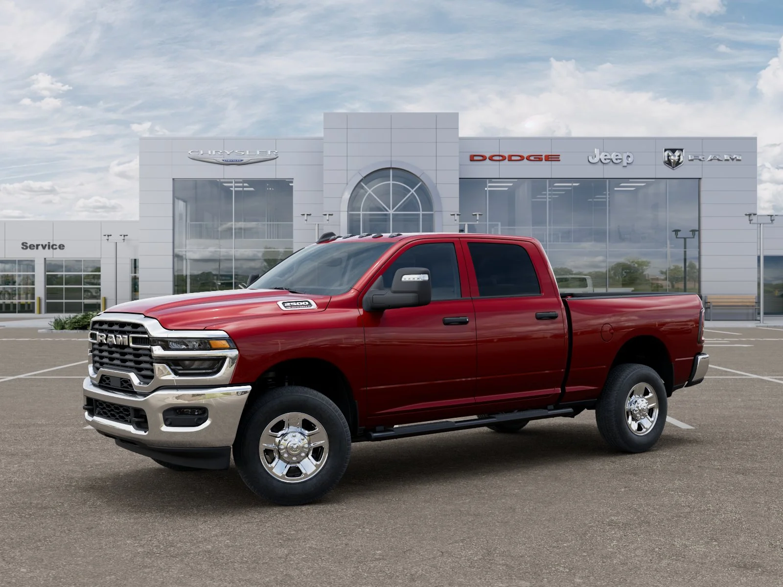 New 2026 Molten Red Pearlcoat RAM Tradesman image 33