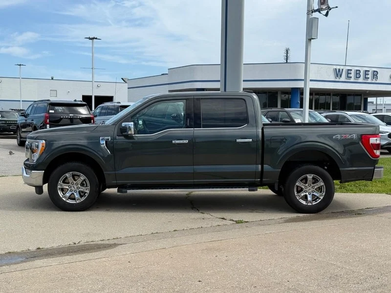 Used 2021 Guard Metallic Ford LARIAT 4WD SuperCrew 5.5