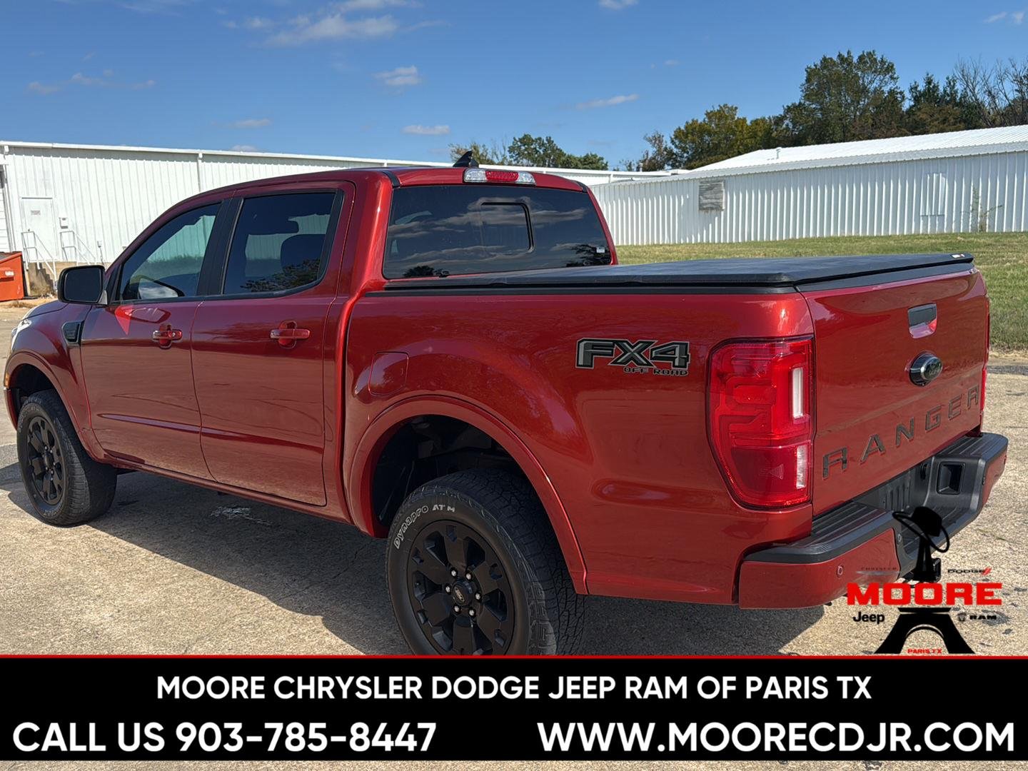 Used 2022 HOT PEPPER RED ME FORD TRUCK LARIAT image 8