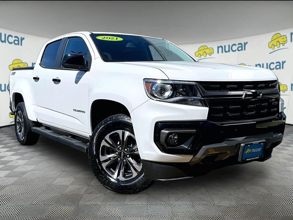 Used 2021 White Chevrolet Z71 image 1
