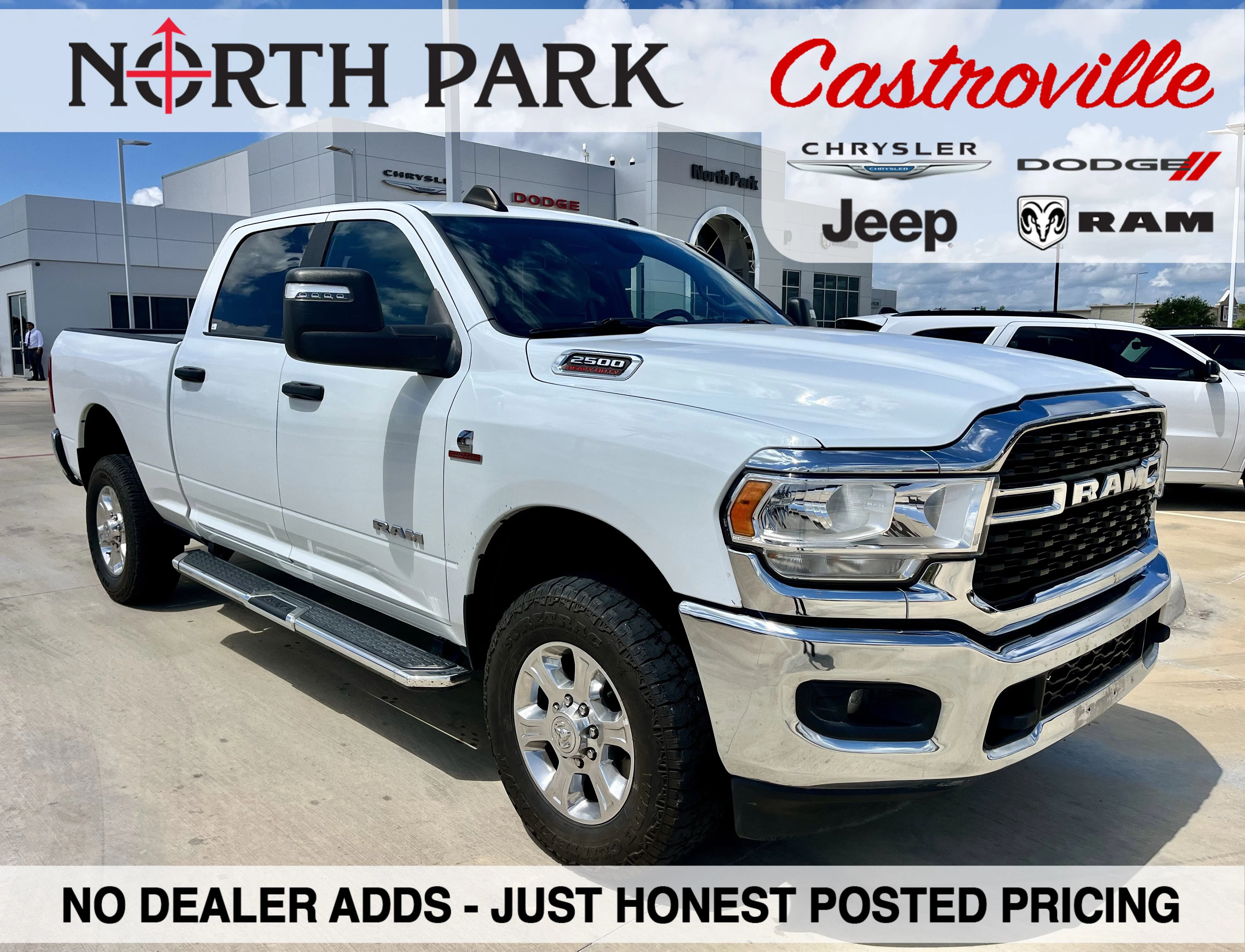 Used 2024 Bright White Clearcoat Ram Big Horn image 1