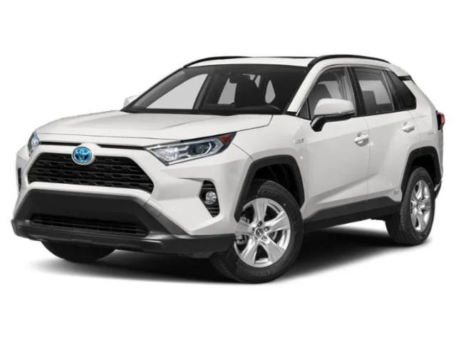 Used 2021 Blue Flame Toyota Hybrid XLE image 3