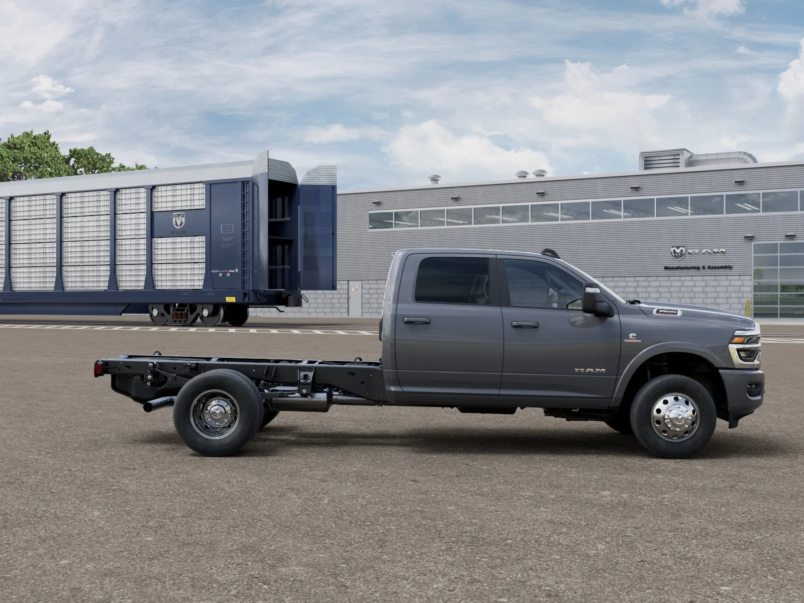 New 2026 Ceramic Gray Clear-Coat Exterior Paint RAM Tradesman image 13