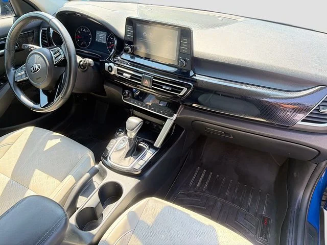 Used 2021 Blue Kia EX image 27