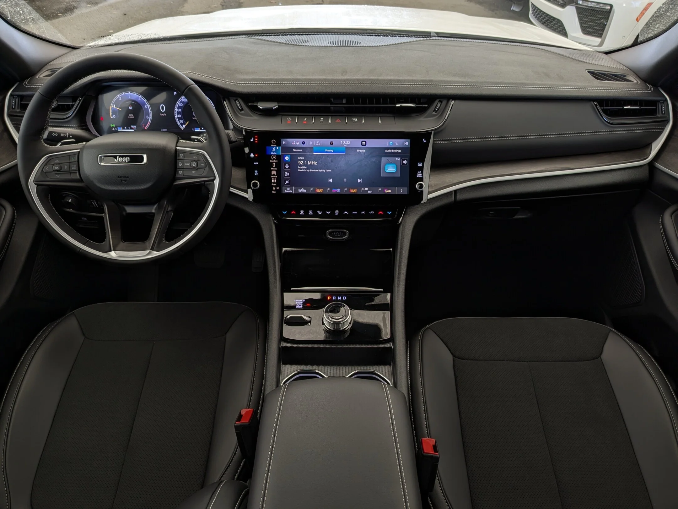 New 2026 White Jeep Altitude - - Power Sunroof - 20 Gloss Black Wheels - Capri Leatherette/Suede - Remote Start & More! image 26