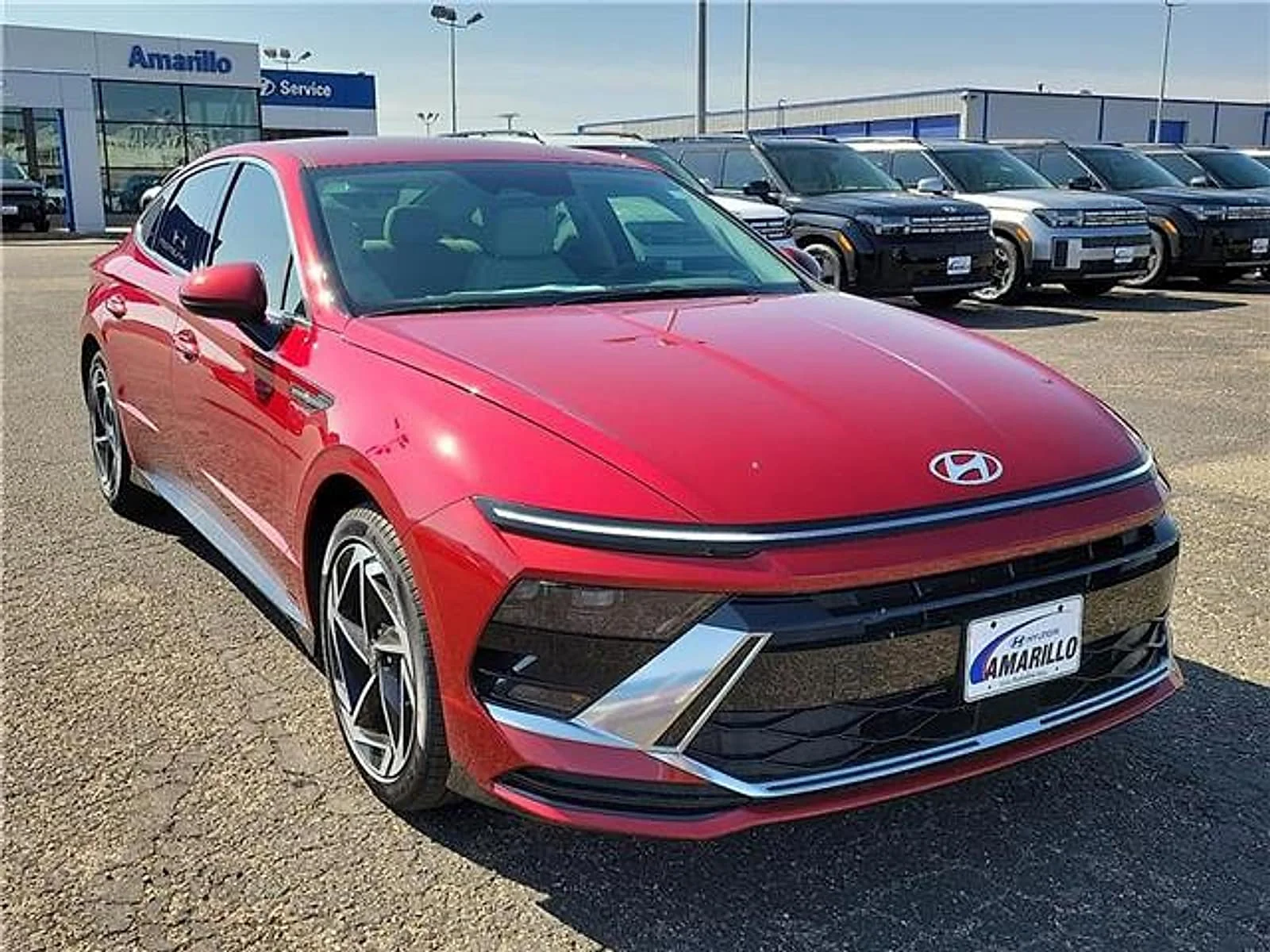 New 2026 Red Hyundai SEL Sport image 6