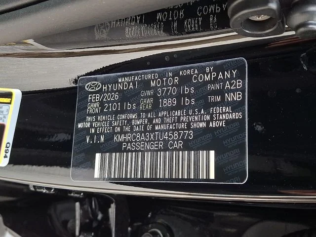 New 2026 Black Hyundai SEL image 20
