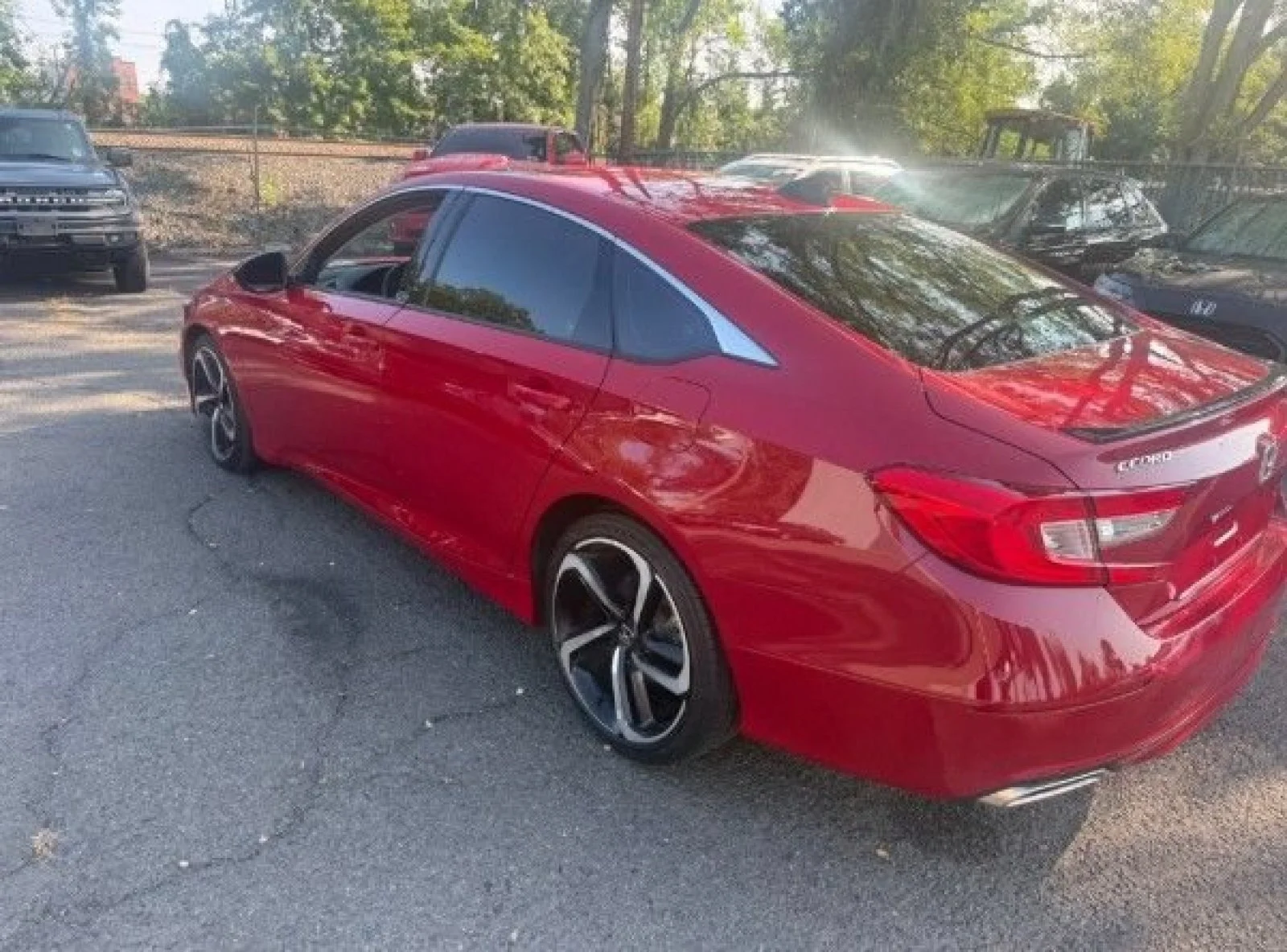 Certified Used 2022 Radiant Red Metallic Honda Sport SE image 11
