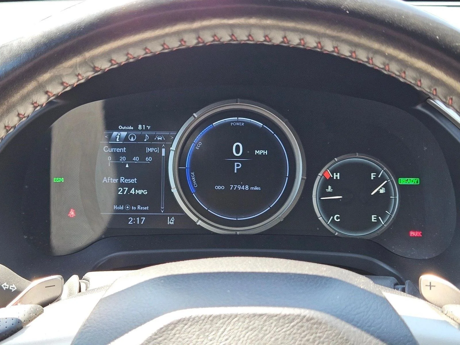 Used 2021 Ultra White Lexus RX 450h F SPORT Handling image 12