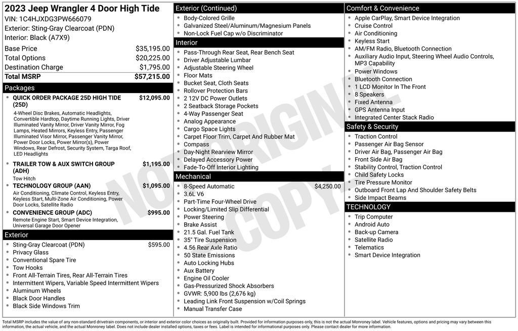 Used 2023 Gray Jeep High Tide image 3