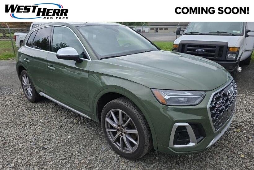 Used 2023 District Green Metallic Audi Premium Plus image 1