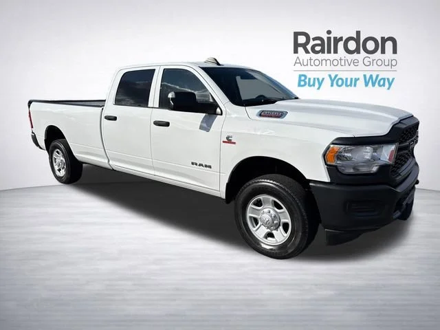 Used 2020 Bright White Clearcoat Ram Tradesman image 1