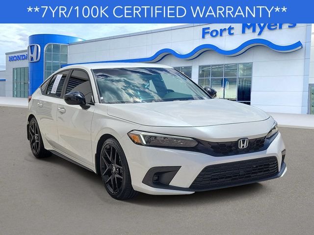 Certified Used 2024 Platinum White Pearl Honda 2.0L SPORT image 1