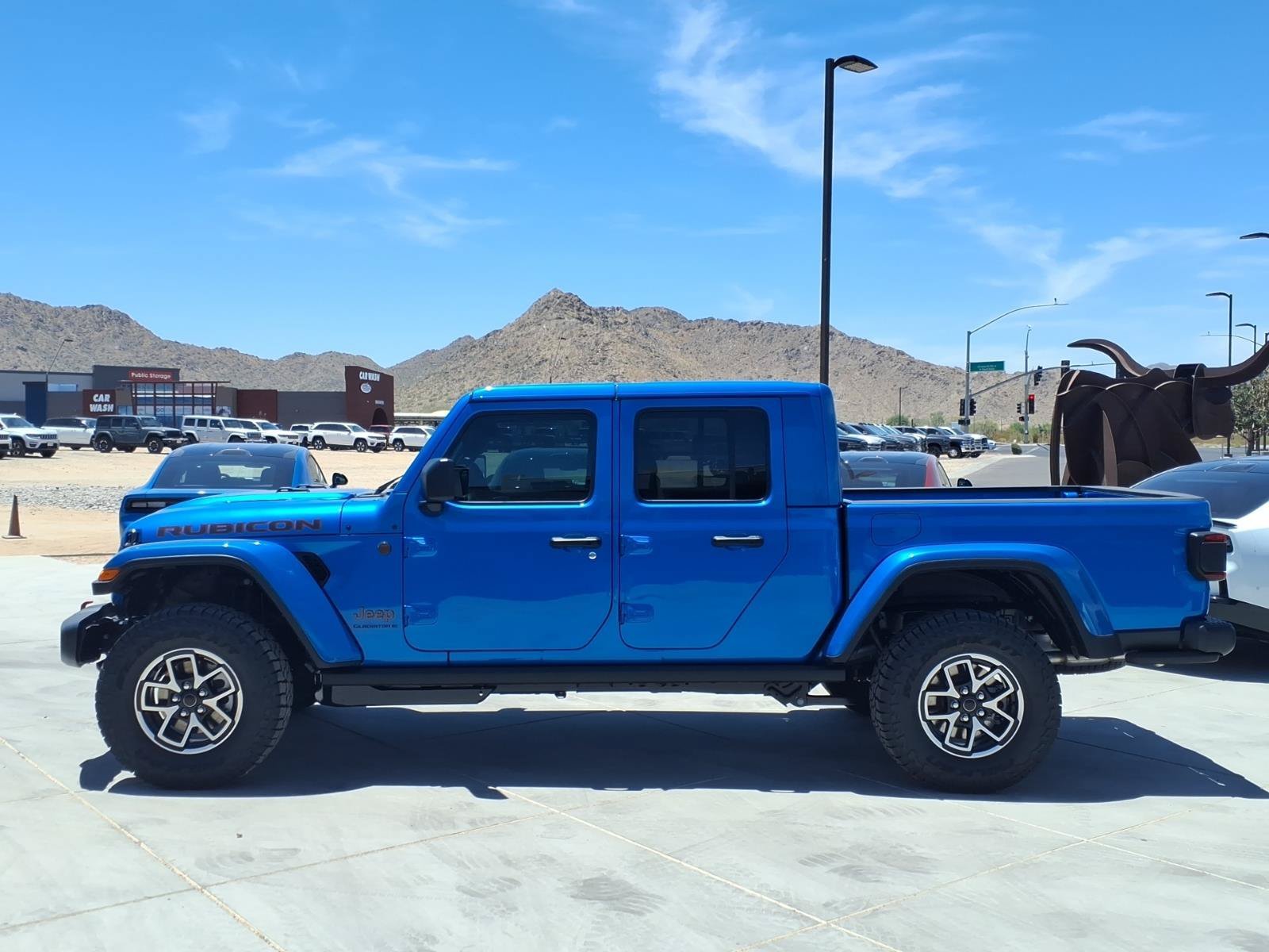 New 2026 Hydro Blue Pearlcoat Jeep Rubicon image 3