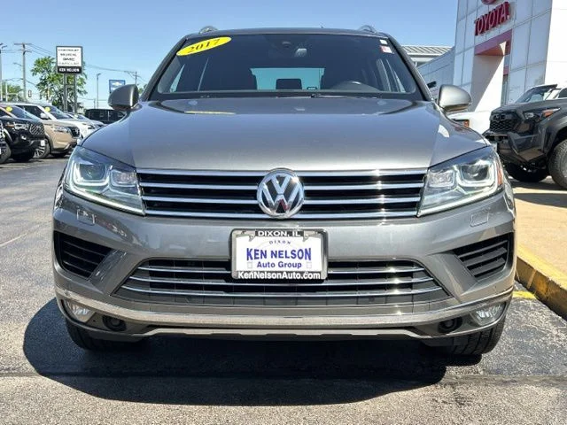 Used 2017 Volkswagen Touareg Wolfsburg Edition with VIN WVGRF7BPXHD002010 for sale in Dixon, IL