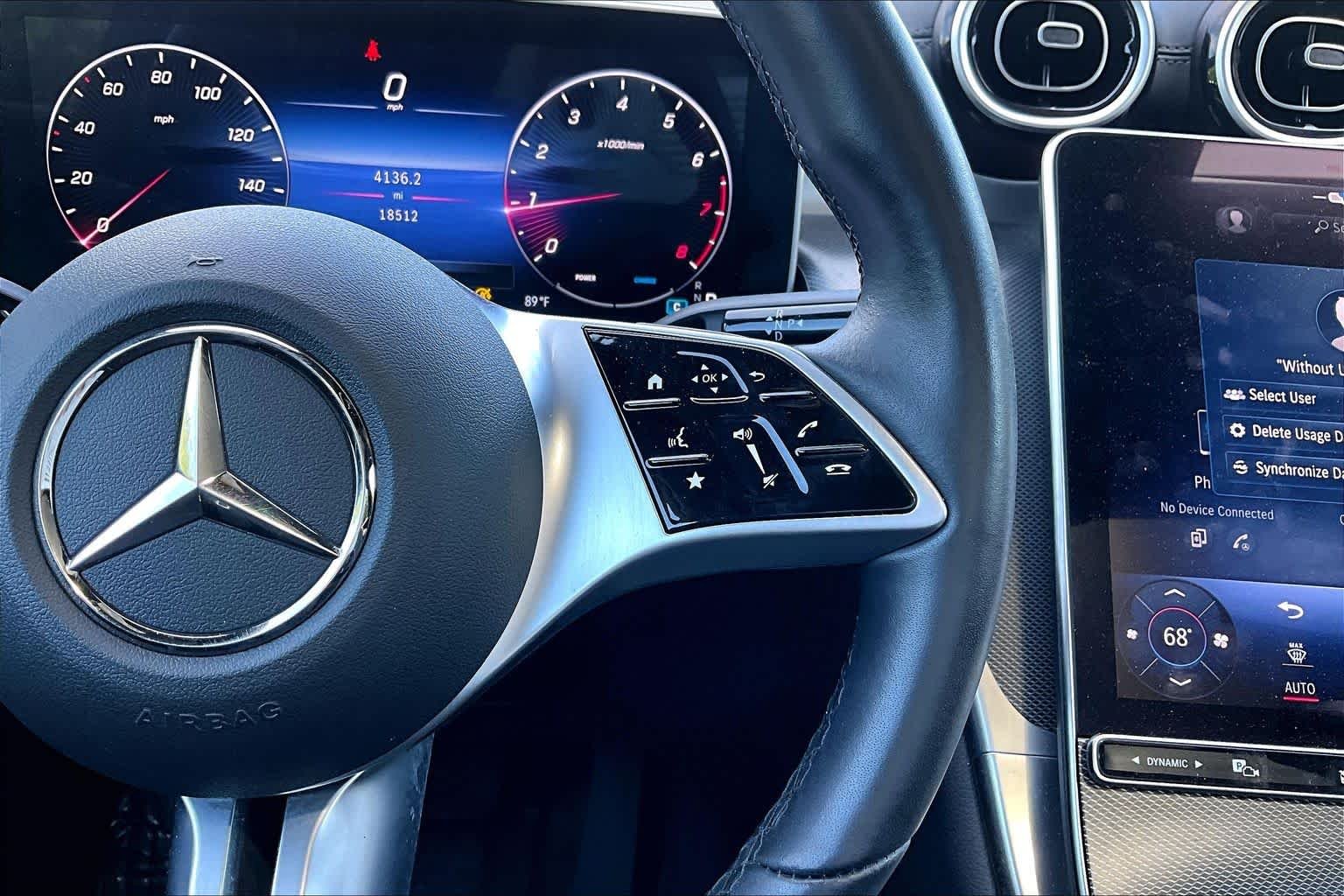 Used 2024 Graphite Grey Metallic Mercedes-Benz GLC 300 image 48