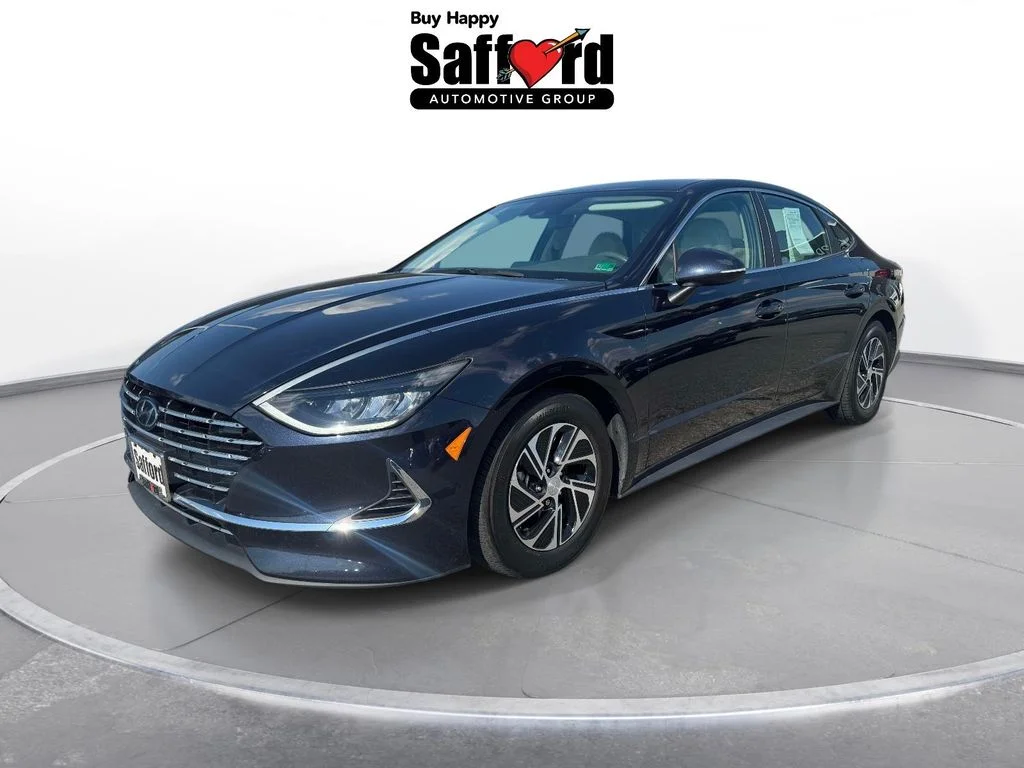 Used 2021 Blue Hyundai Blue image 1