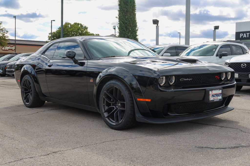 Used 2022 Black Dodge R/T Scat Pack Widebody image 1