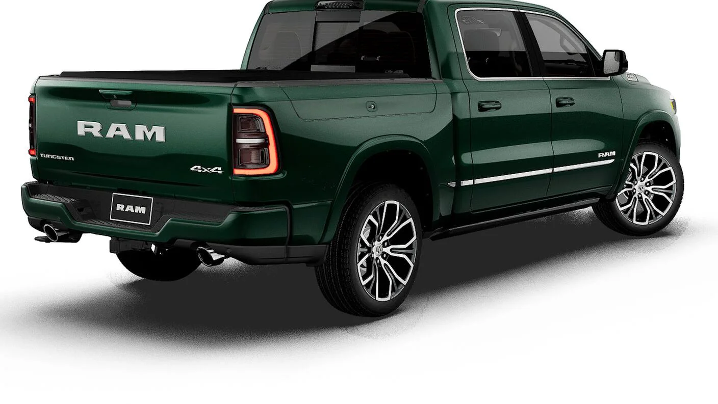 New 2027 Serrano-Green Metallic Exterior Paint RAM Tungsten image 14
