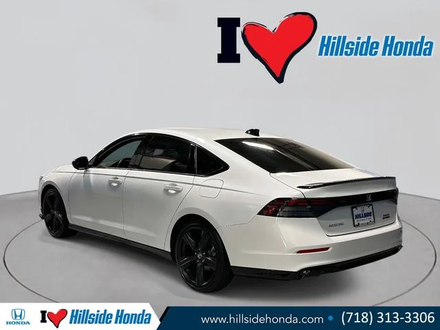Certified Used 2023 Platinum White Pearl Honda HYBRID SPORT-L image 2