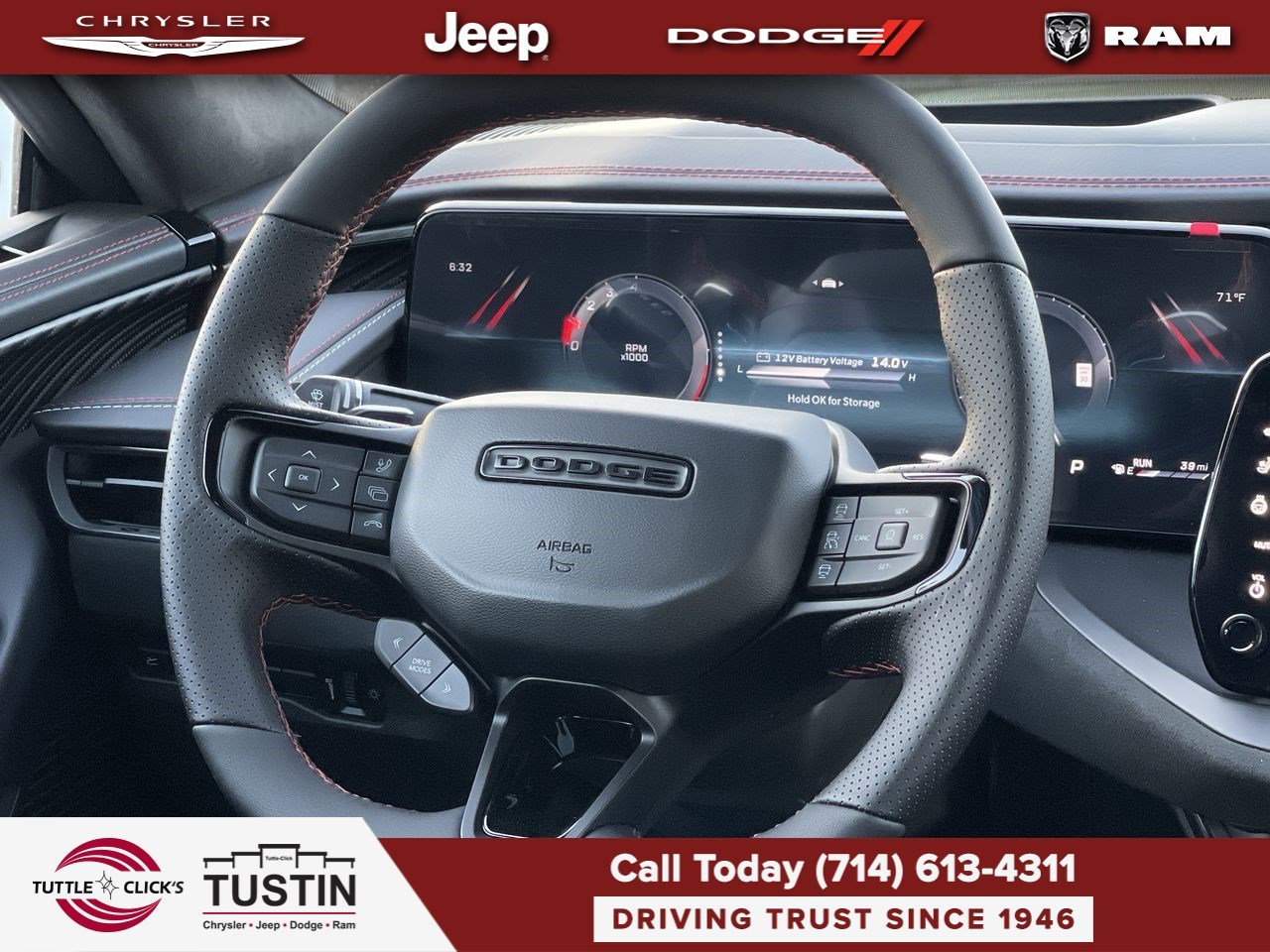 New 2026 Diamond Black Crystal Pearlcoat Dodge Scat Pack Plus image 15
