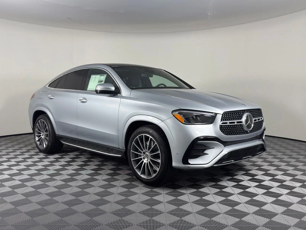 New 2026 Silver Mercedes-Benz GLE 450 Coupe image 1