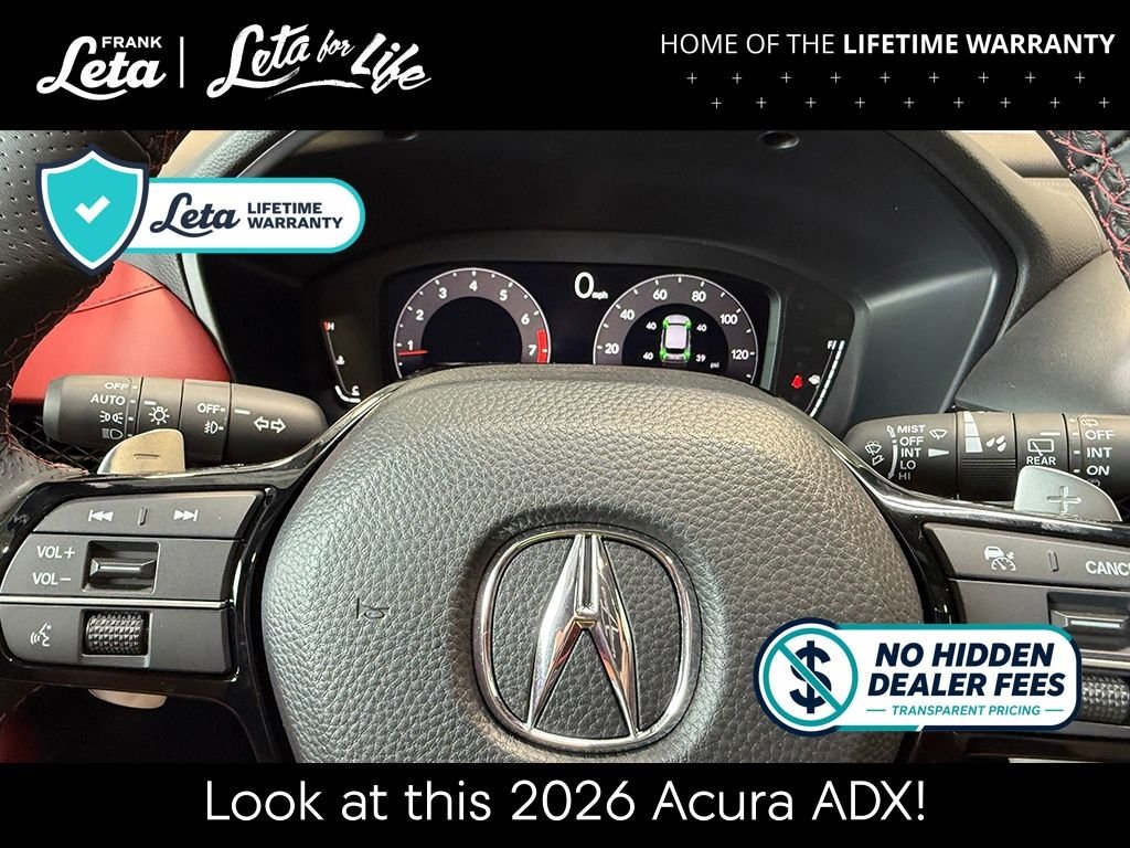 New 2026 Crystal Black Pearl Acura w/A-Spec Package image 23