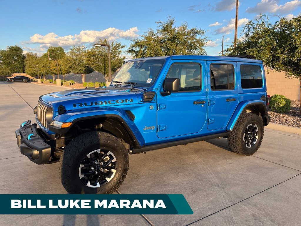 Used 2024 Blue Jeep Rubicon 4xe image 1