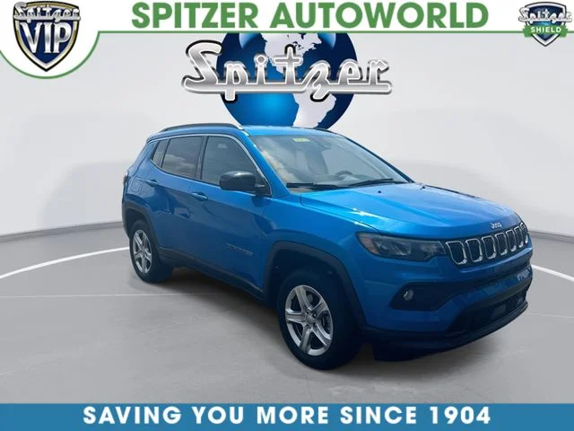 Certified Used 2023 Blue Jeep Latitude image 2