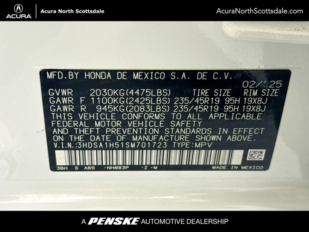 2025 Acura ADX A-Spec Package - Photo 34