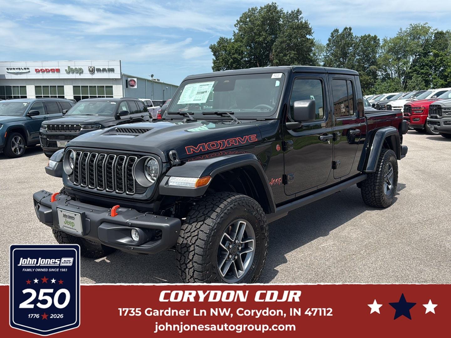 New 2026 Black Clear-Coat Exterior Paint Jeep Mojave X image 1