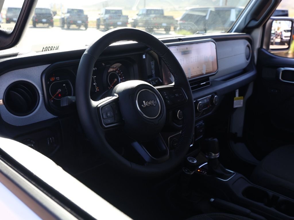 New 2026 Bright White Clear-Coat Exterior Paint Jeep Sport S image 13