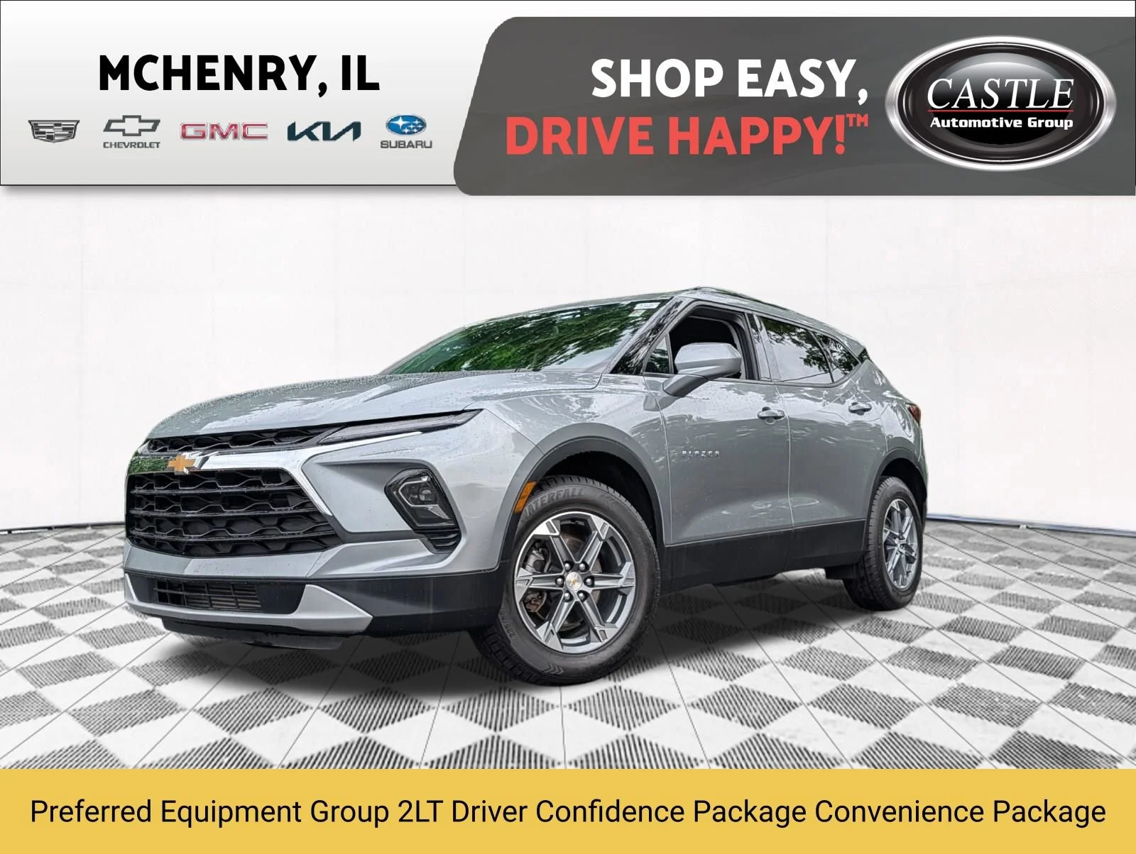 Used 2024 Sterling Gray Metallic Chevrolet 2LT image 1