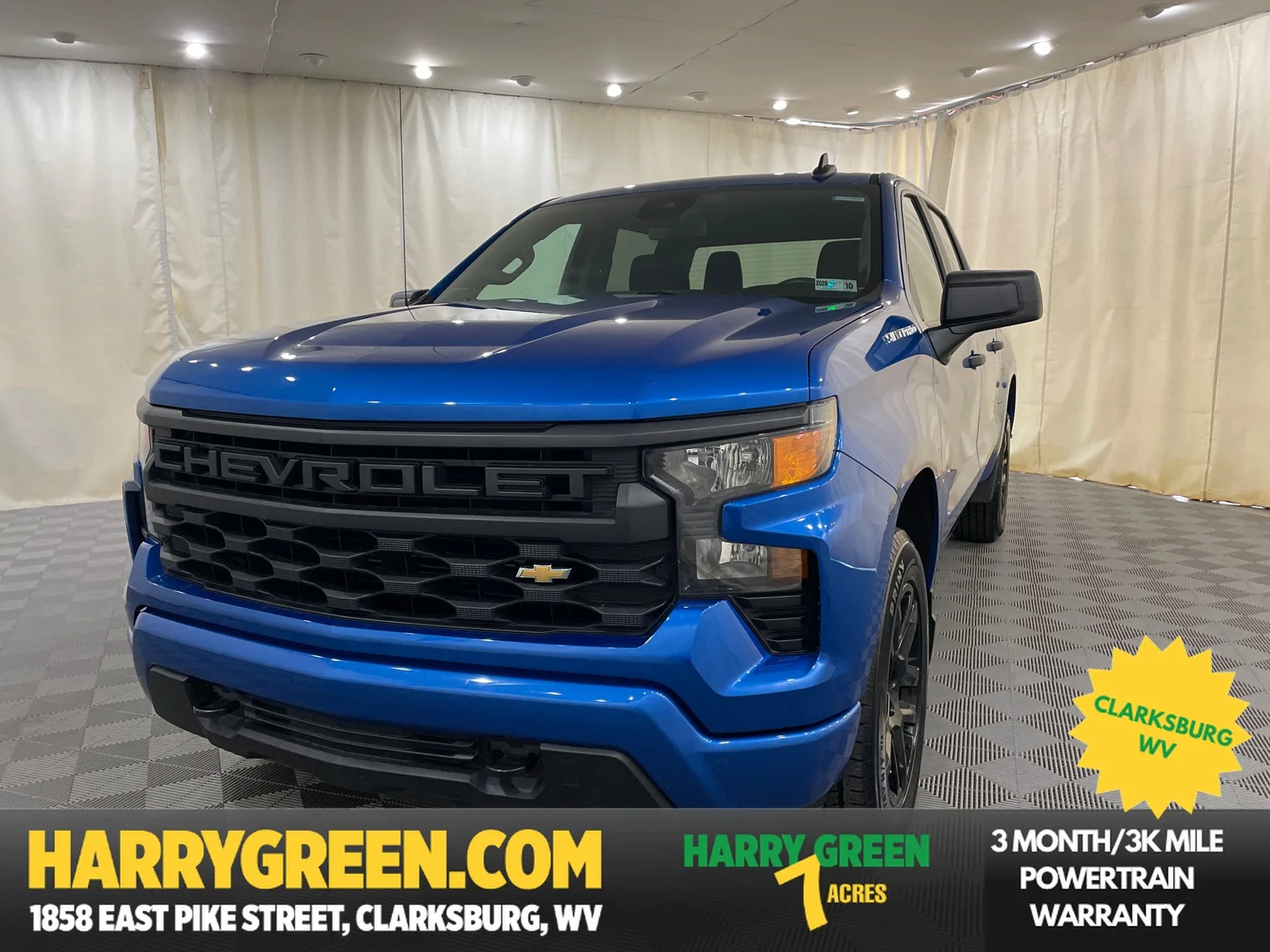 Used 2022 GLACIER BLUE METALLIC Chevrolet Custom image 1