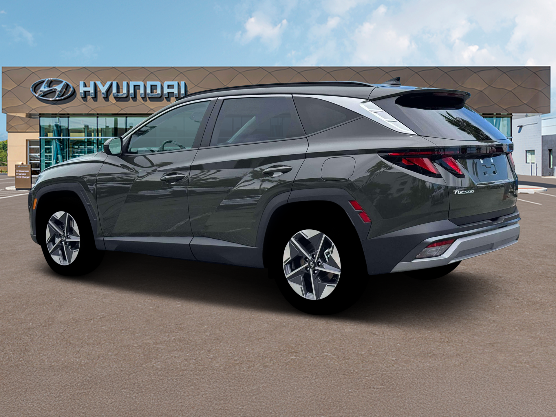New 2026 Green Hyundai SEL AWD image 4