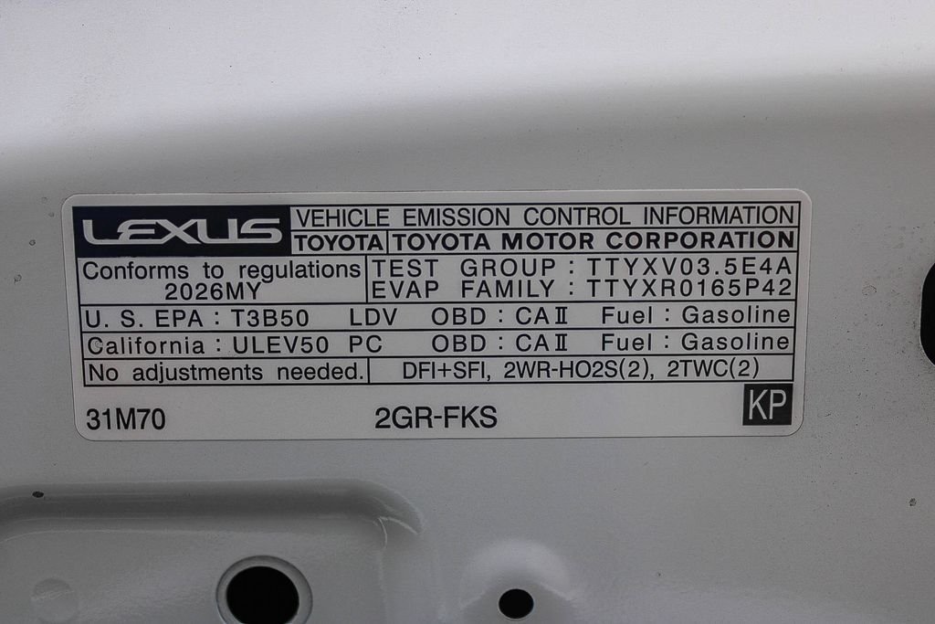 Used 2026 Ultra White Lexus 350 F SPORT Design image 28
