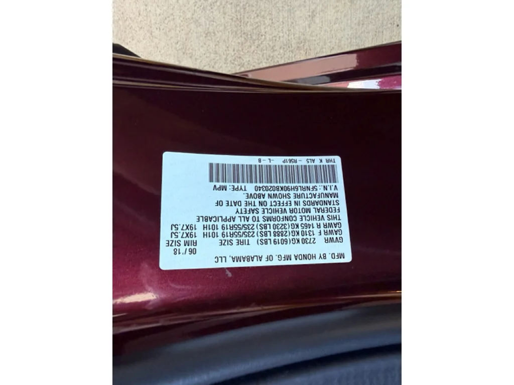 Used 2019 Deep Scarlet Pearl Honda Elite image 33