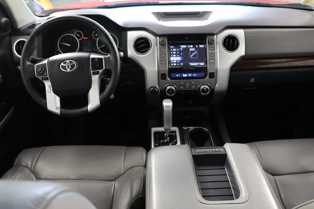 Used 2017 Barcelona Red Metallic Toyota Limited image 2