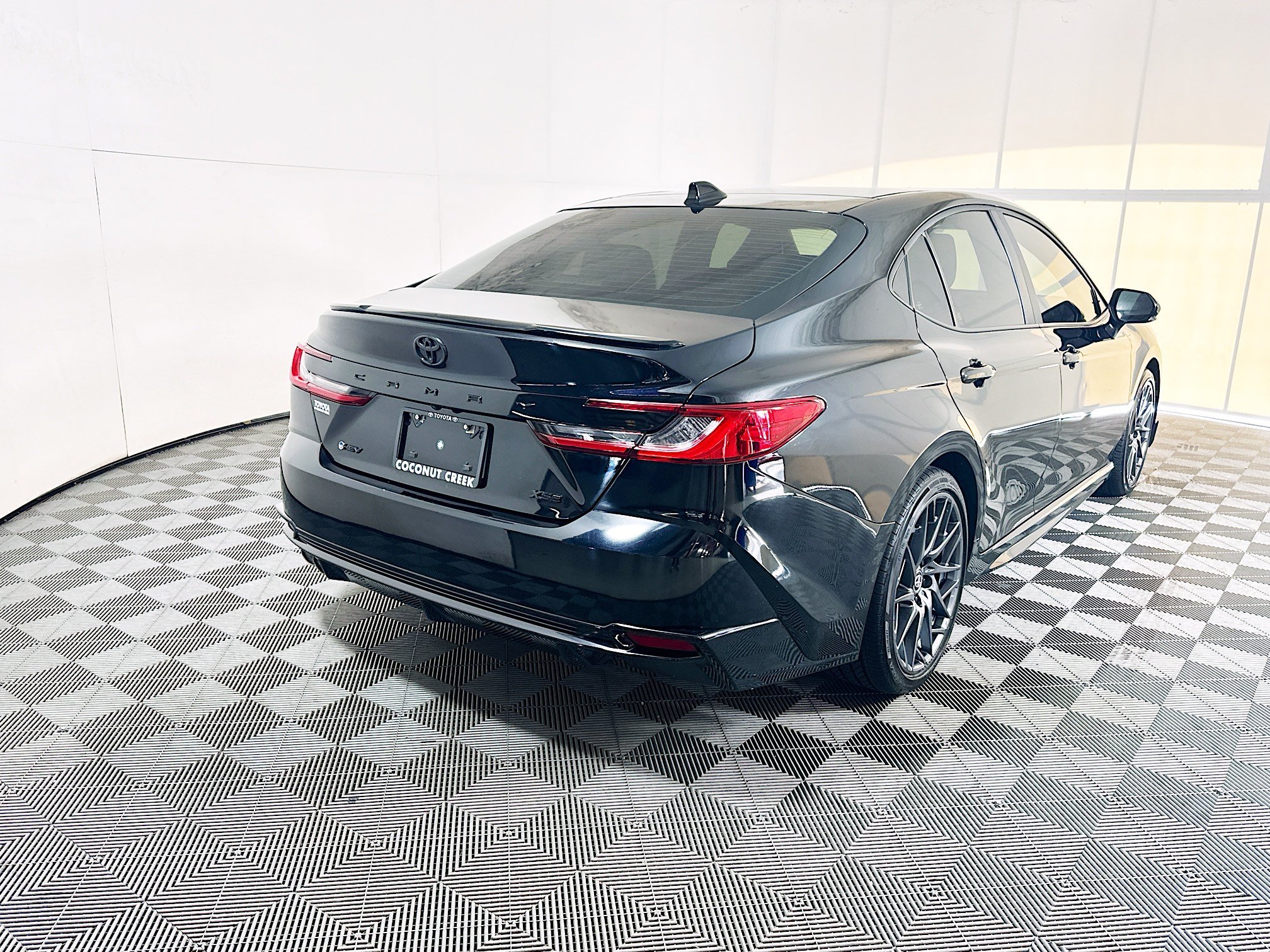 Certified Used 2025 Midnight Black Metallic Toyota XSE image 3