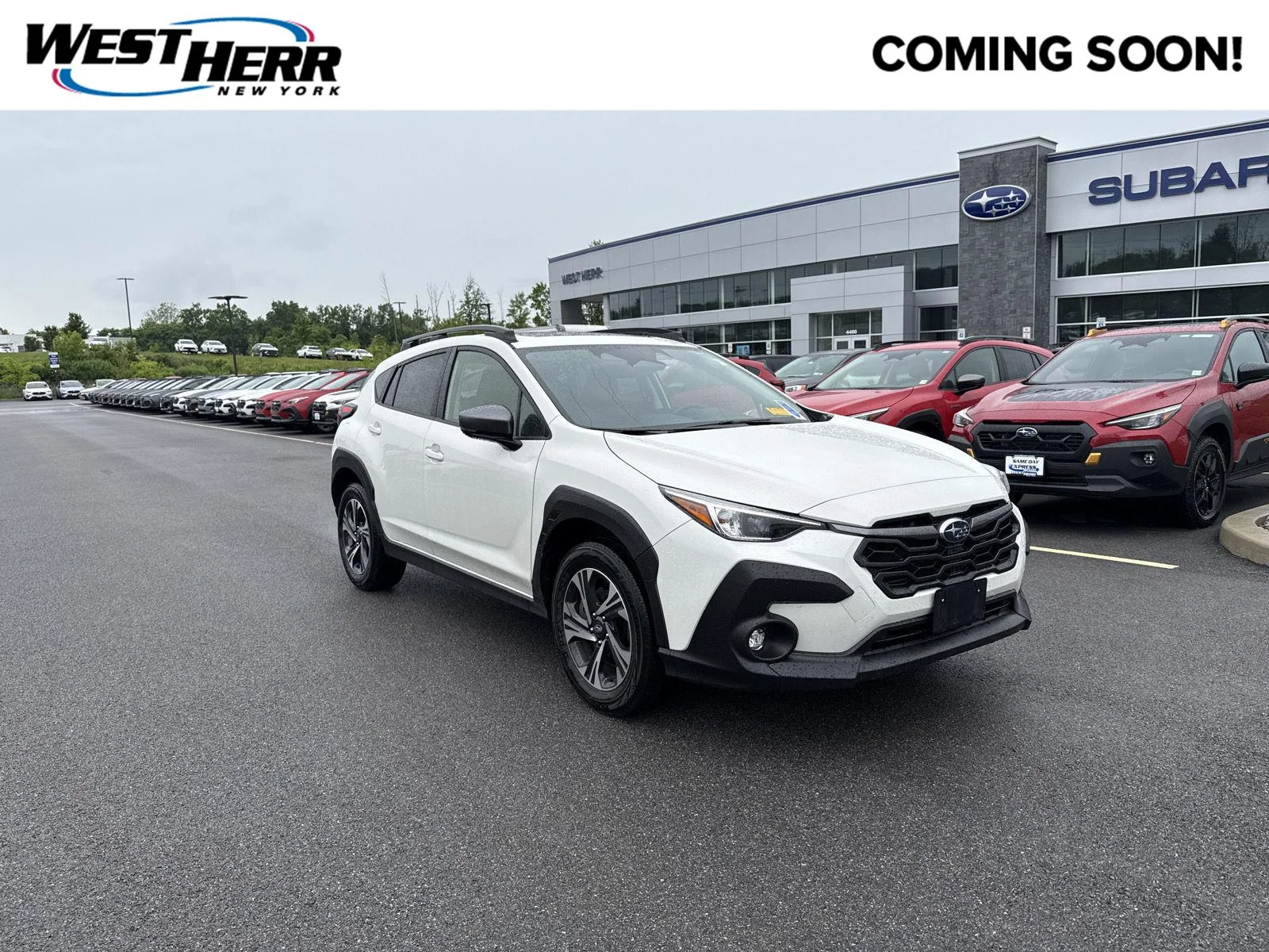 Used 2024 Crystal White Pearl Subaru Premium image 1