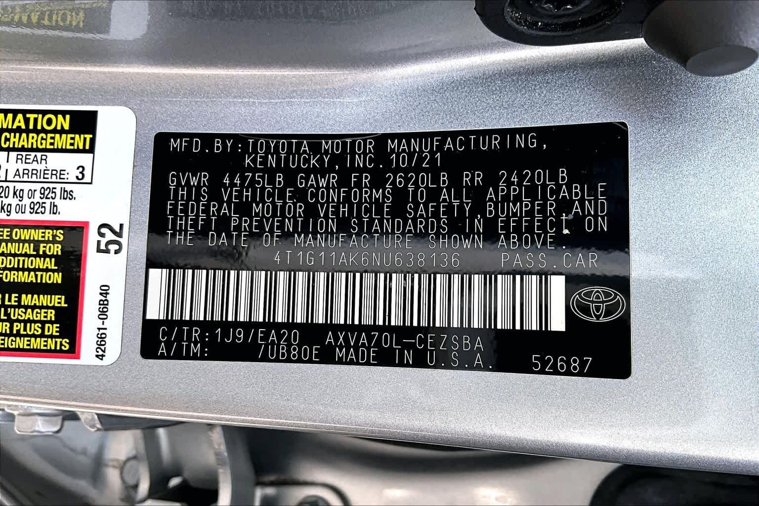 Used 2022 Celestial Silver Metallic Toyota SE image 36