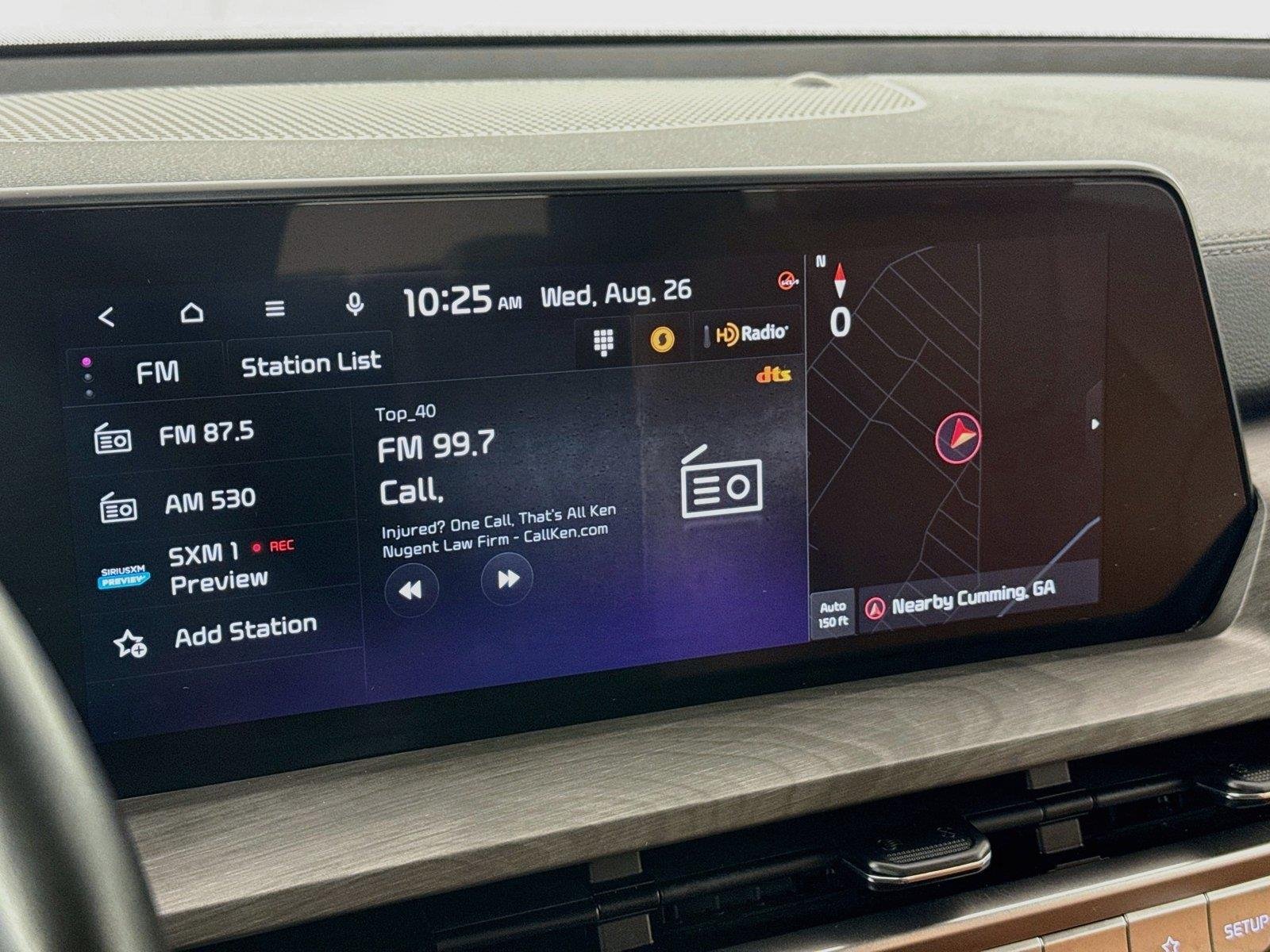 Used 2025 Midnight Lake Blue Kia EX X-Line image 24