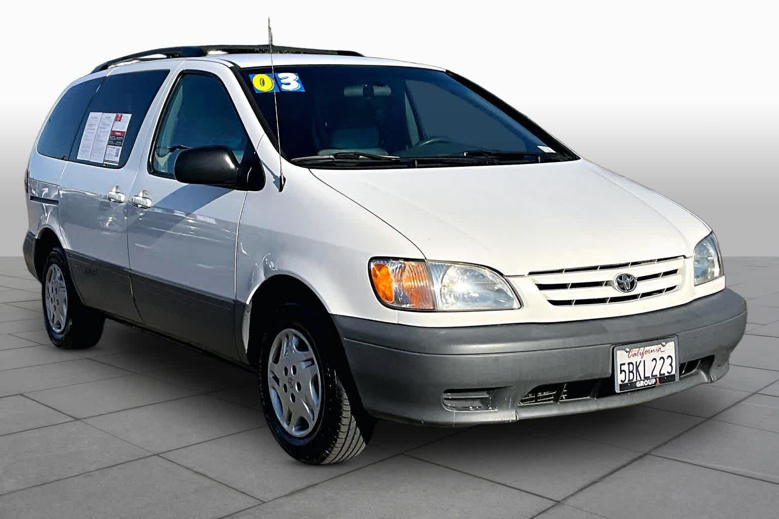 Used 2003 Toyota Sienna LE with VIN 4T3ZF13C43U519327 for sale in Folsom, CA