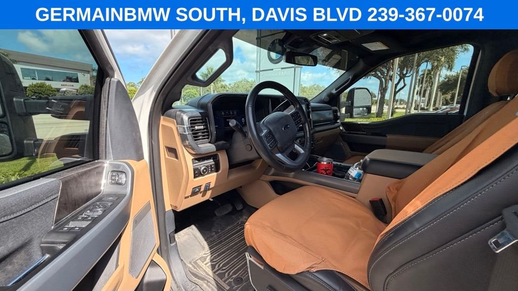 Used 2024 White Metallic Ford Lariat image 33