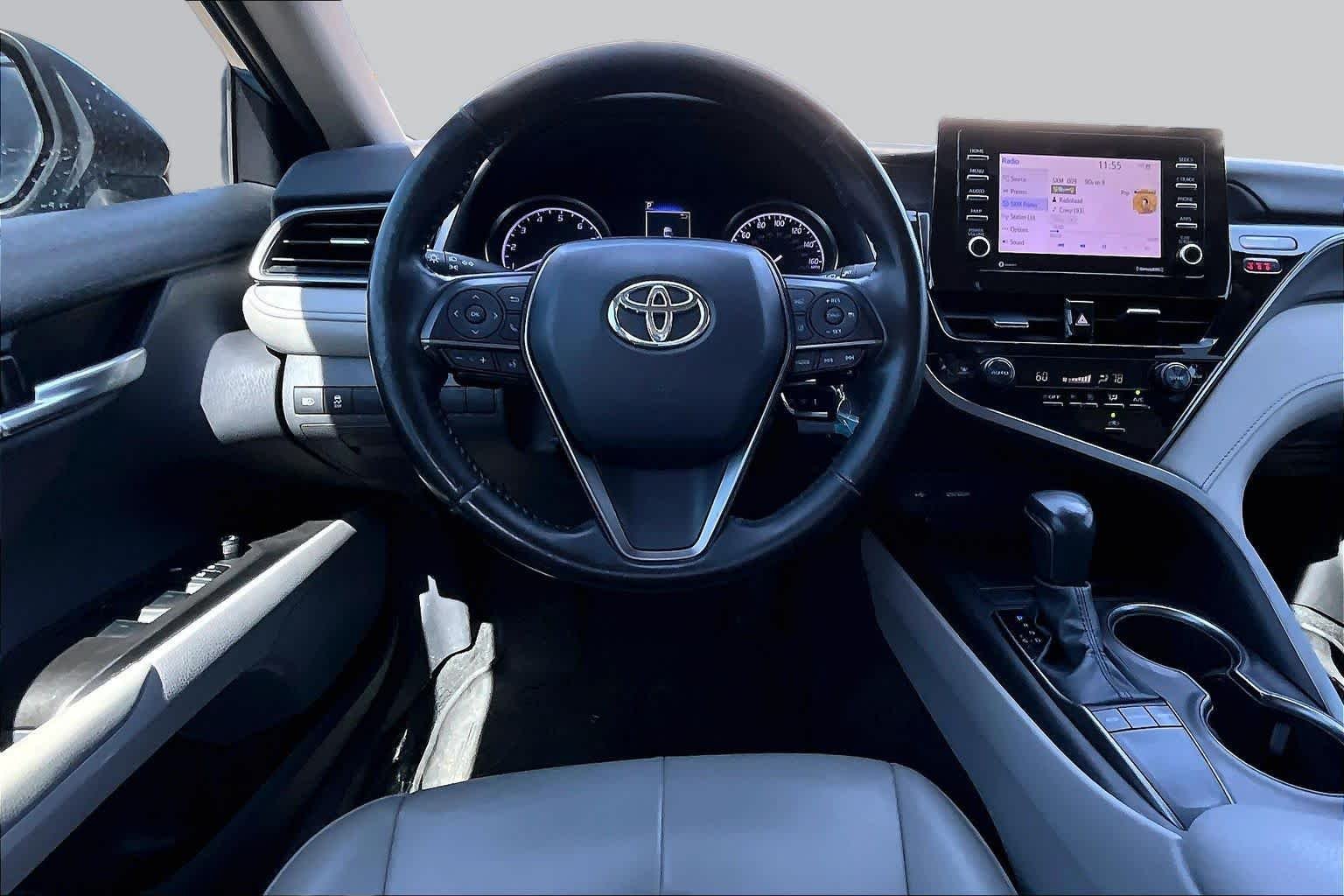 Used 2023 Cavalry Blue Toyota SE image 6