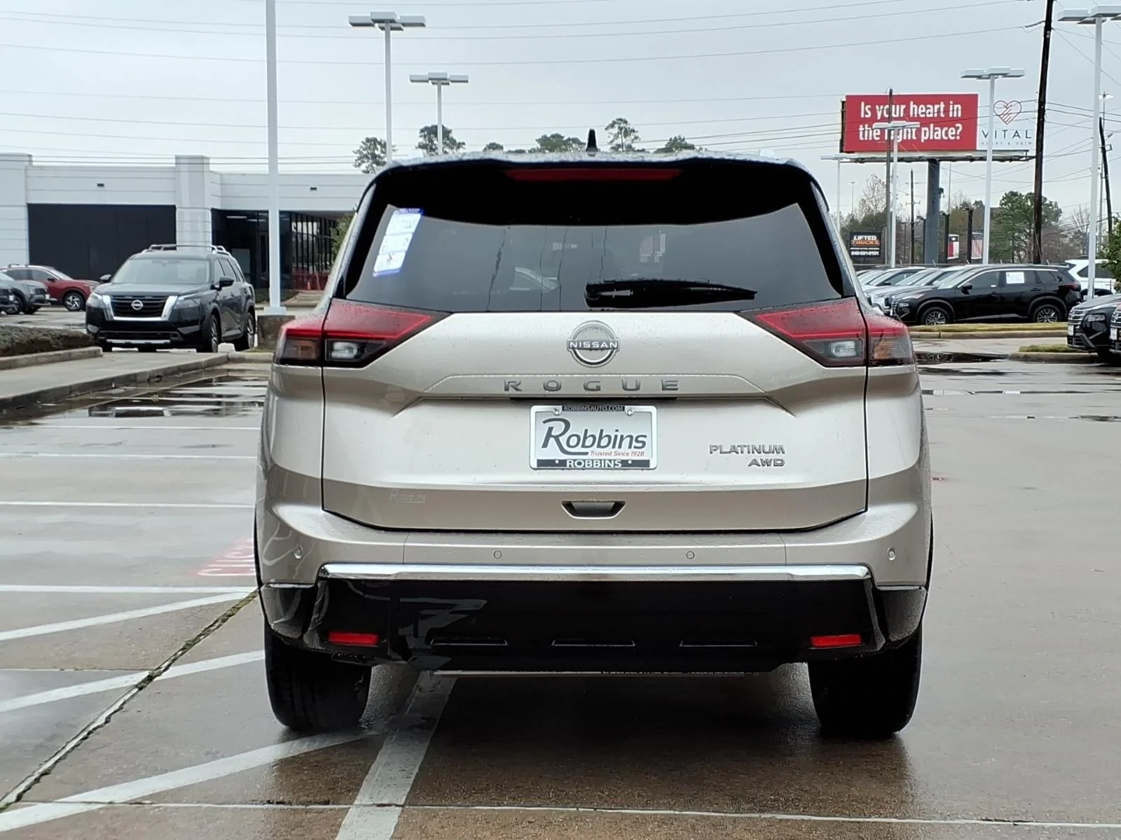 2026 Nissan Rogue Platinum Silver at Robbins Nissan