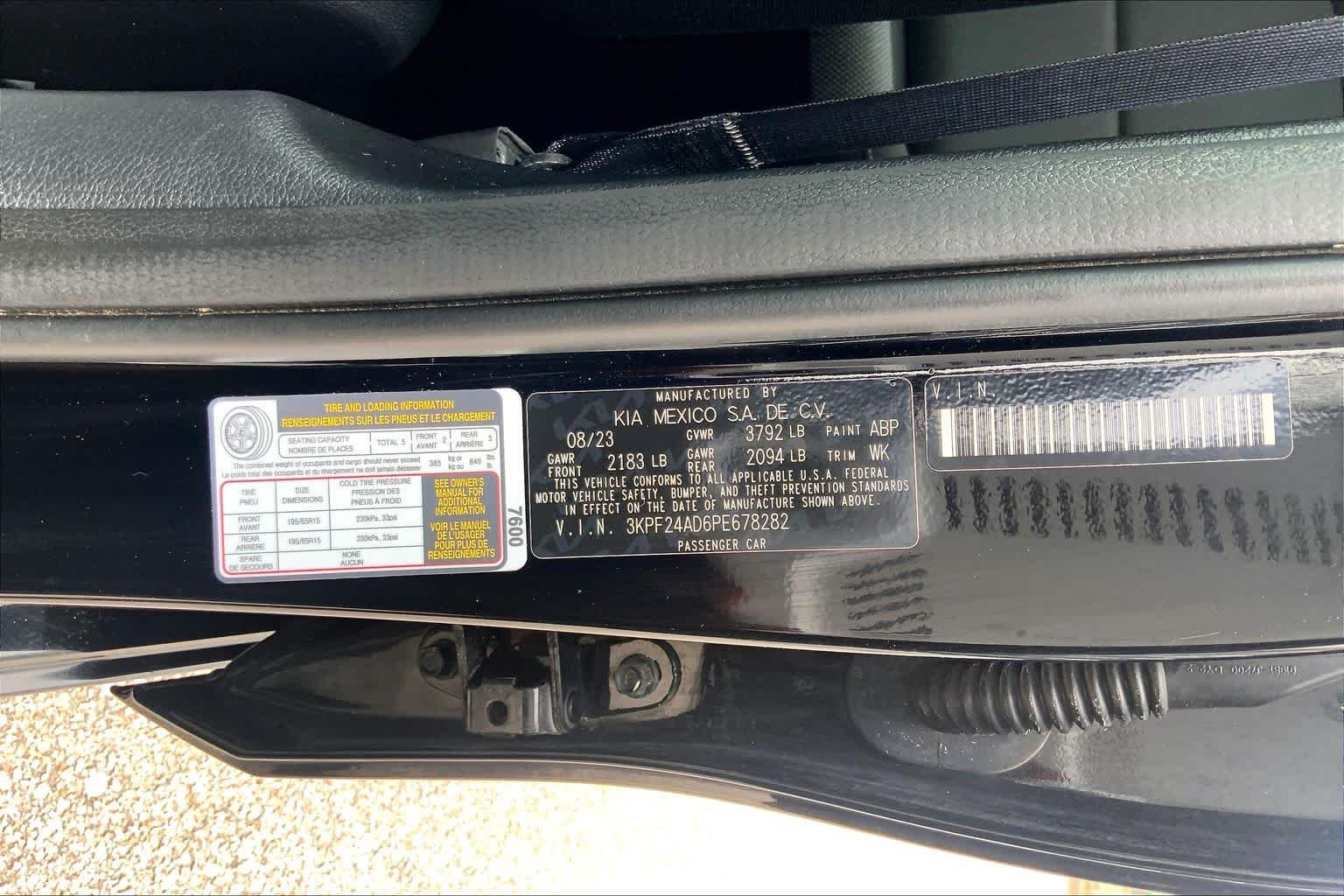 Certified Used 2023 Aurora Black Kia LXS image 30