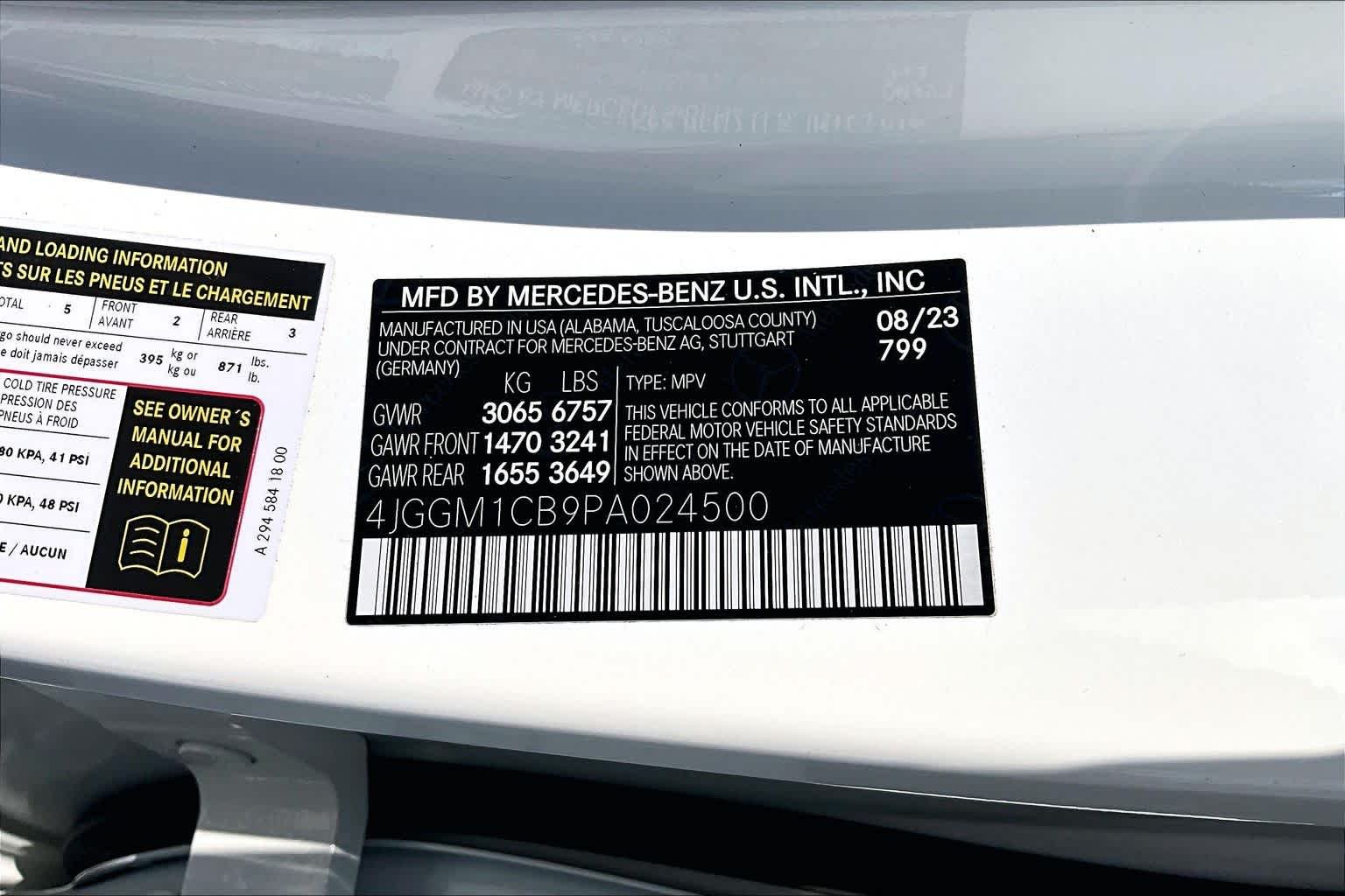 Used 2023 MANUFAKTUR Diamond White Metallic Mercedes-Benz EQE 350 image 31